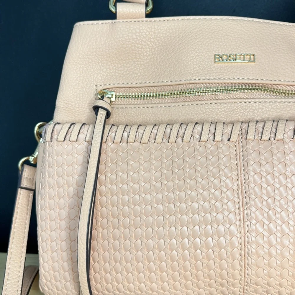 NWT Rosetti Peach Sand Ines Satchel‎ Purse